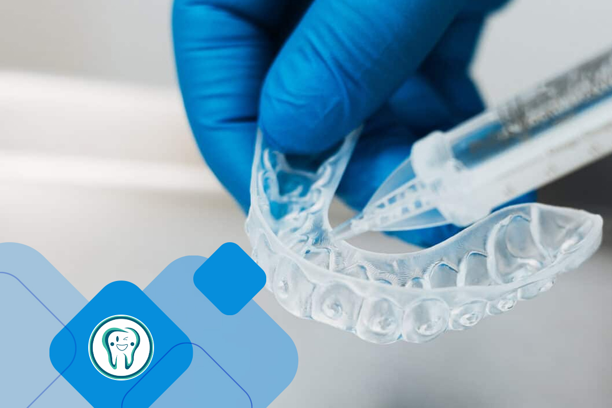 Laser teeth whitening
