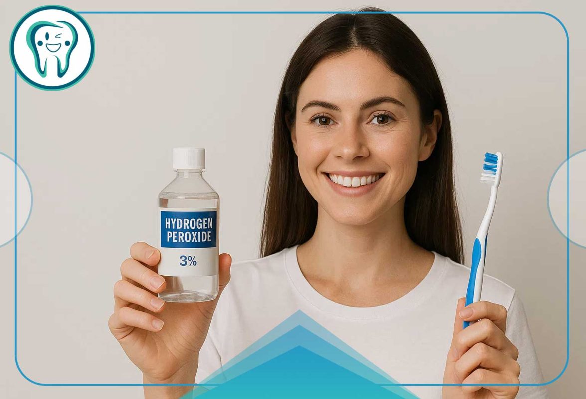 Hydrogen peroxide for teeth